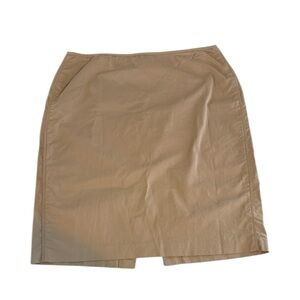 New York & Company  Pencil Skirt Women’s 14 Khaki Careercore Workwear Academia